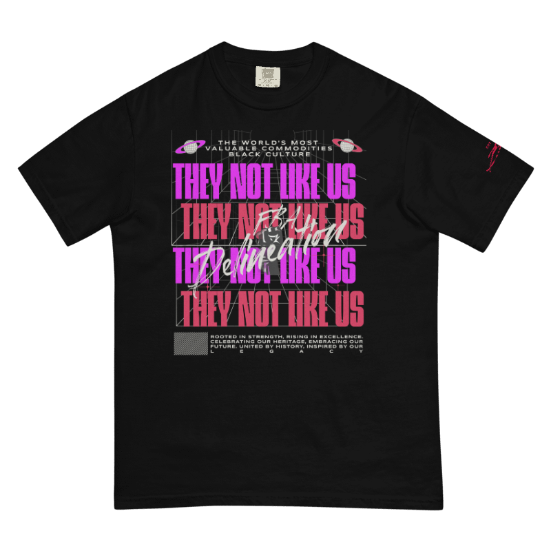 "They Not Like Us" Unisex garment-dyed heavyweight t-shirt